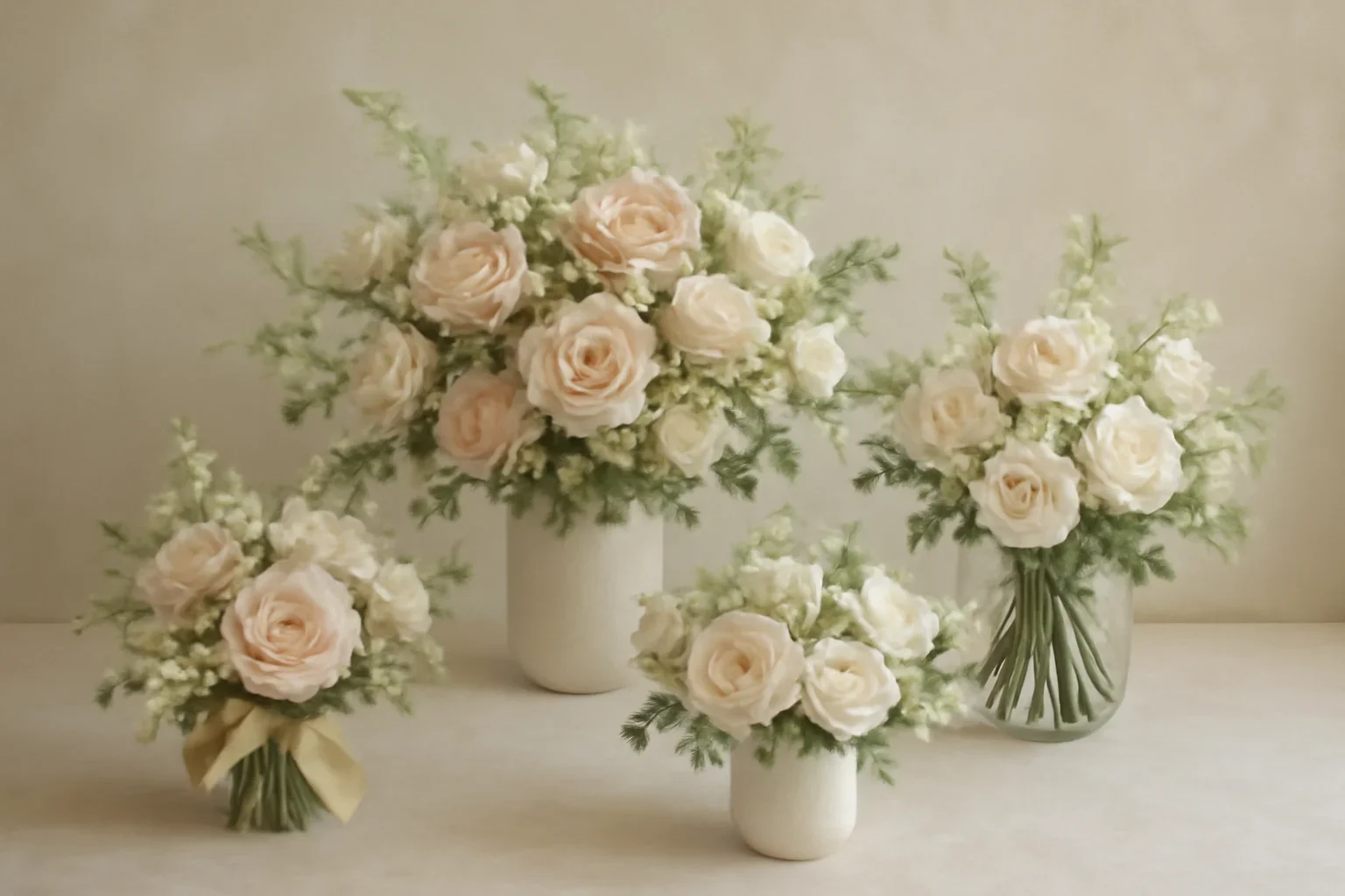 Boutique bouquet display for event flowers
