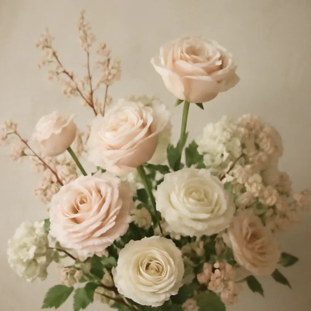 Close floral detail for flower delivery arthur on