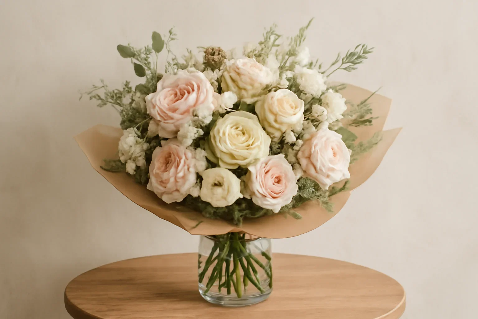 Boutique bouquet display for flower delivery holstein on