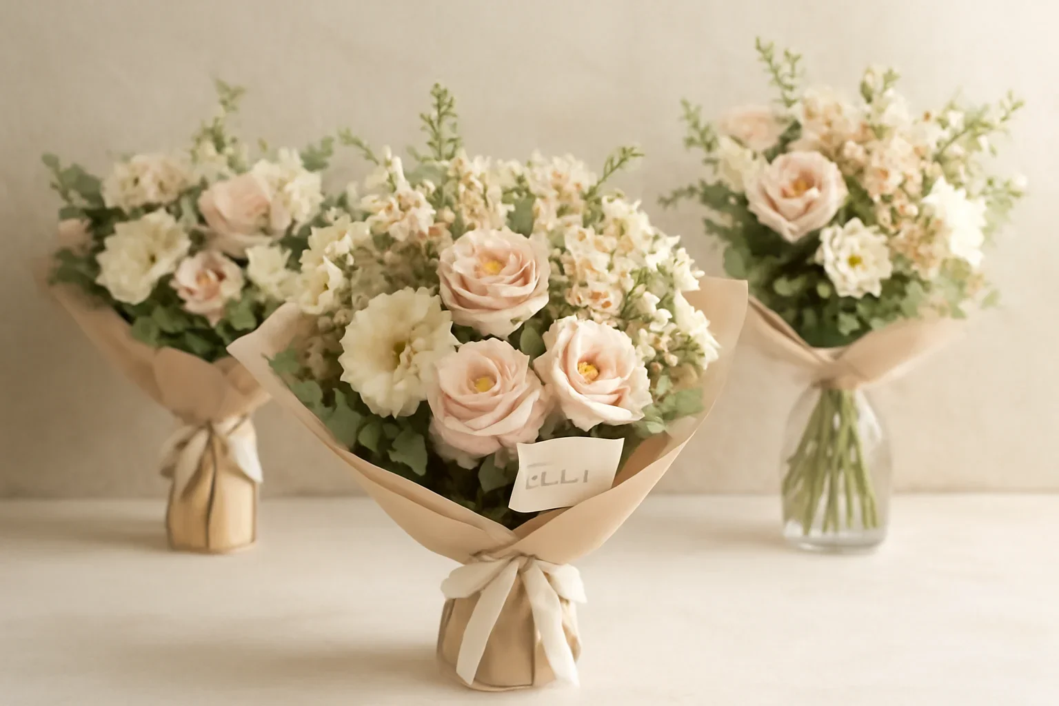 Boutique bouquet display for get well flowers