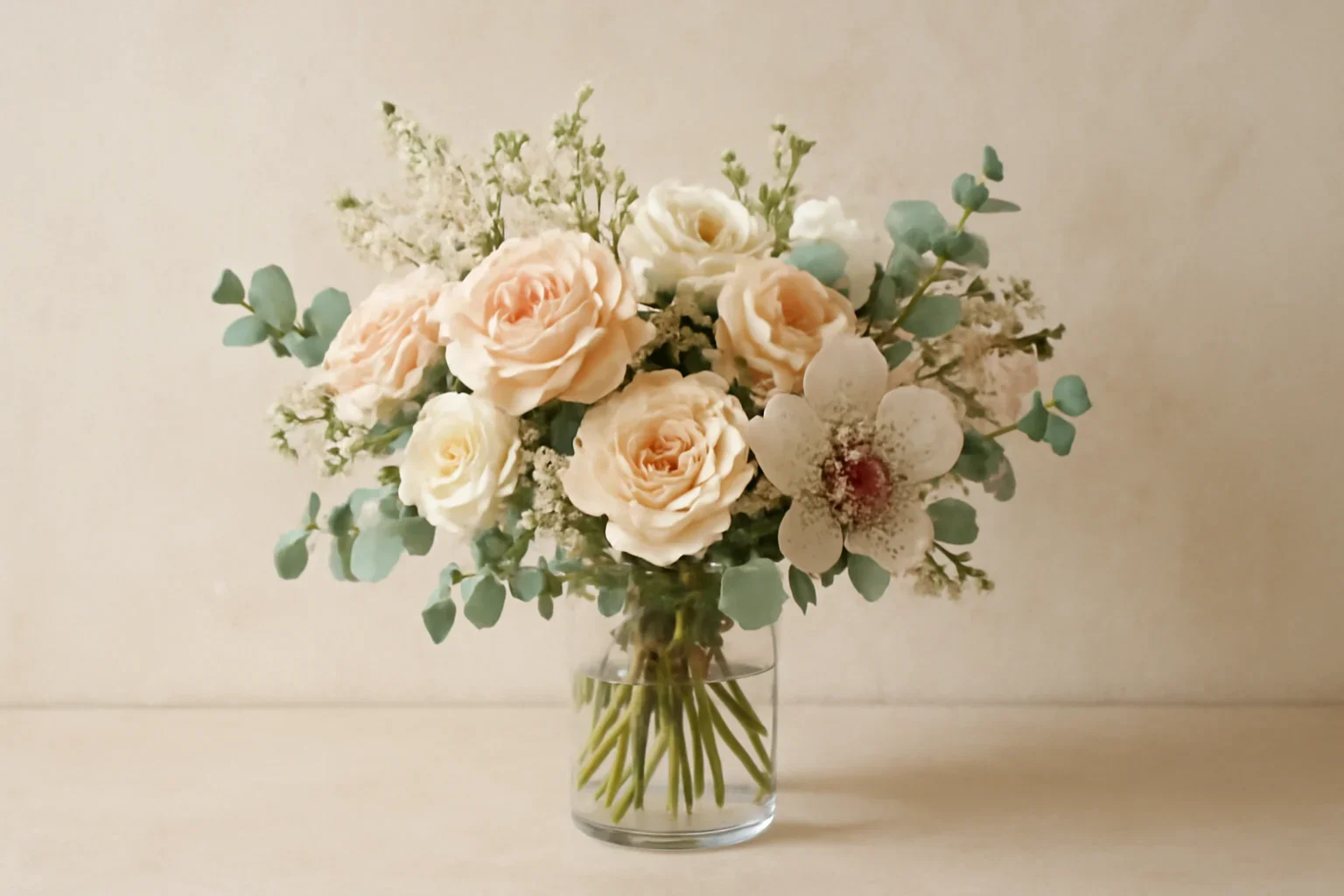 Boutique bouquet display for a florist website policy